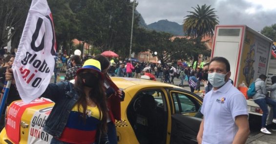 A national strike in Colombia for police reform, democracy, and labour rights