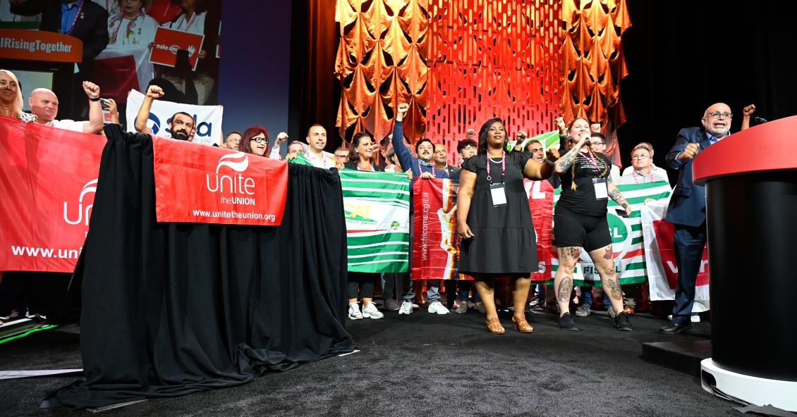 Organizing, Gender equality and Amazon workers rising: Day 1 of UNI’s World Congress