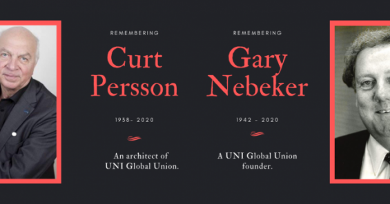 With the passing of Curt Persson and Gary Nebeker, the global union movement lost two giants