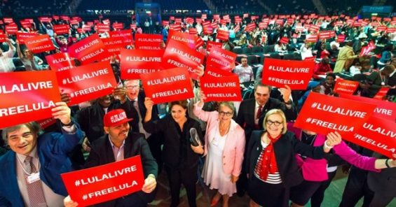 Lula calls for democracy, from his prison cell