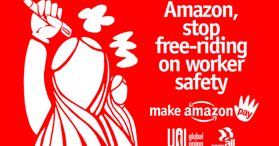 Amazon: Sluta åka snålskjuts på arbetstagarnas säkerhet, underteckna det internationella avtalet!