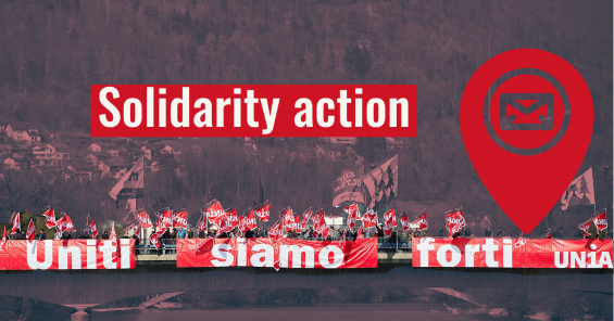 Helfen Sie mit, Gewerkschaftsfeindlichkeit in der Schweiz zu bekämpfen