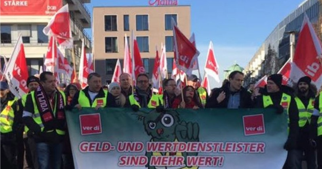 10,000 cash and valuables transport workers in Germany win pay rises