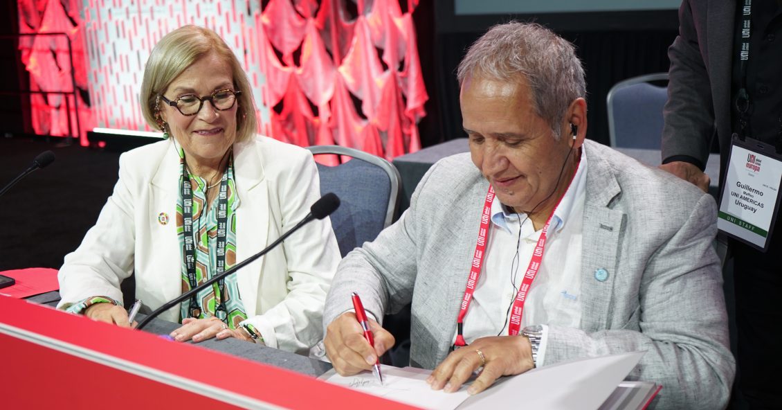 Banco La Nación Argentina (BNA) and UNI Global Union sign a global agreement on workers’ rights