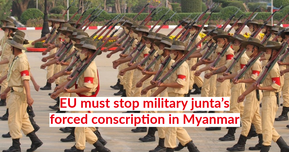 Myanmar: European trade unions call on EU to oppose forced conscription