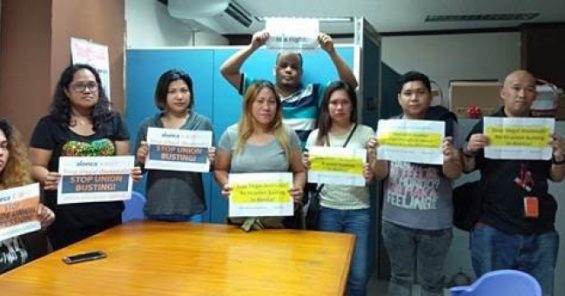 Global labour movement united in support of UEA strike in the Philippines