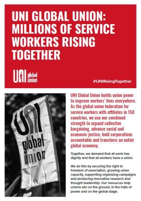 UNI Global Union: Service Workers Rising Together