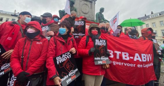 Strejker och protester i Amazons leveranskedja i 25 länder på Black Friday