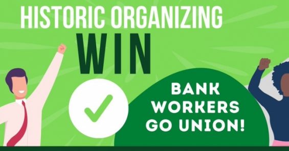U.S. bank workers win historic union contract