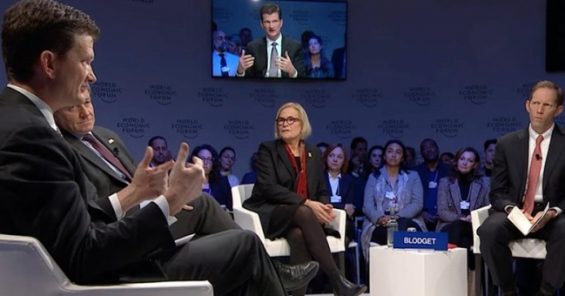 Gewerkschaftsbotschaft in Davos laut und deutlich gehört