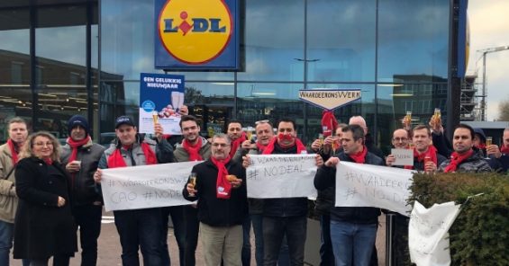 New Year, new goals – Lidl workers in the Netherlands call for a better collective agreement