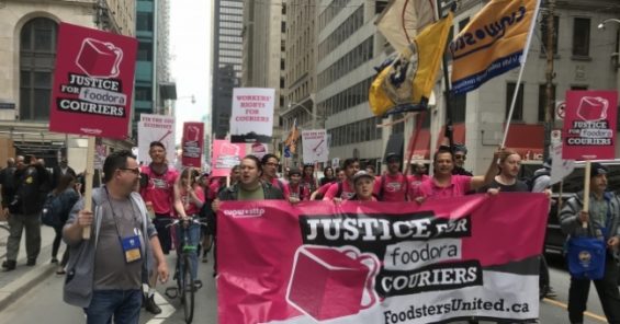 2,000 couriers abandoned as Foodora pulls out of Canada