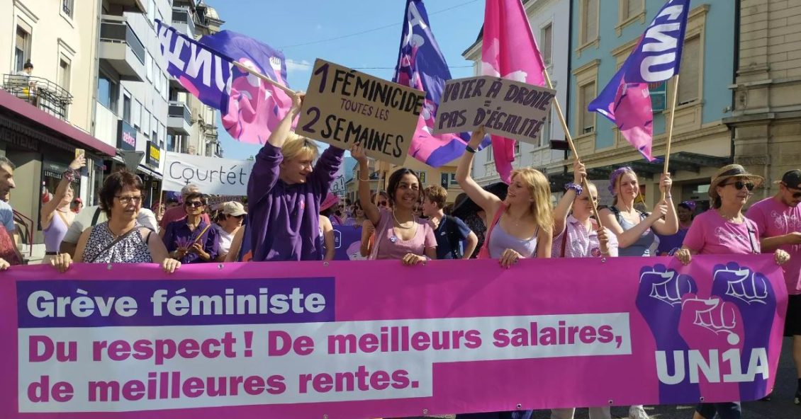 Switzerland: Hundreds of thousands of women strike for gender equality 