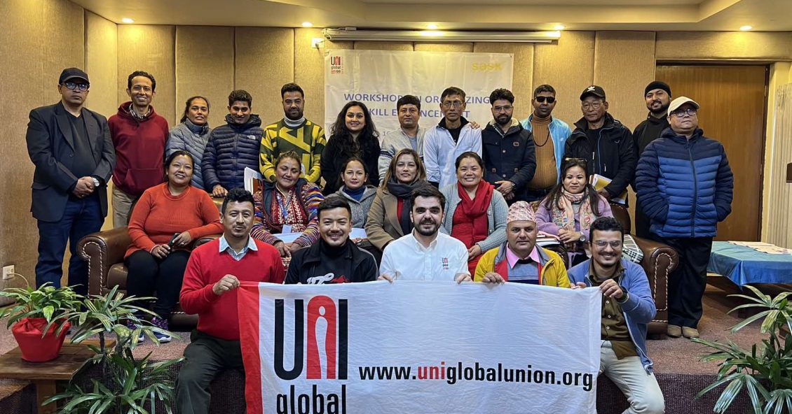 UNI Asien och Stillahavsområdet anordnade en tvådagars workshop i Nepal om &quot;Effektiv organisering av arbetstagare i en nepalesisk kontext&quot;.