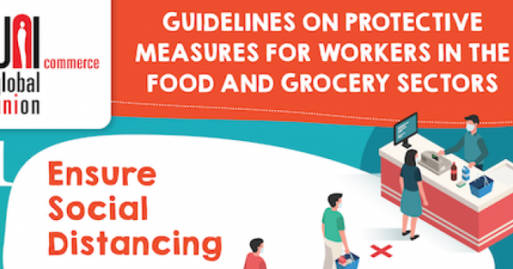 Covid-19 guidelines for supermarket workers