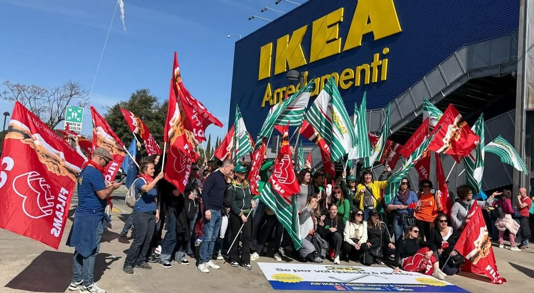 IKEA workers stage massive strike across Italy