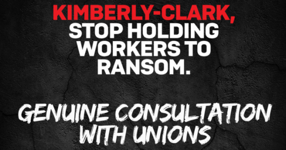 UNI Global Union and  IndustriALL Global Union condemn Kimberly-Clark’s lack of respect for workers