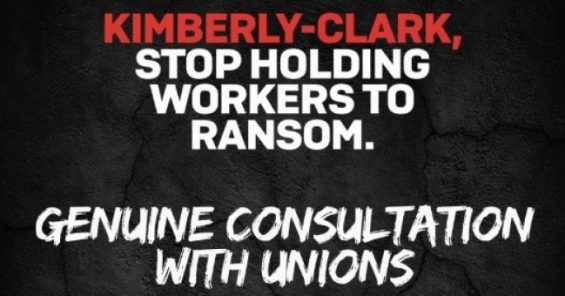 UNI et IndustriALL syndicats mondiaux condamnent fermement le plan de restructuration global de Kimberly-Clark