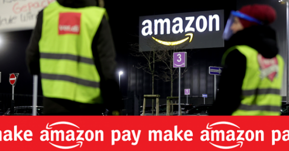 Amazon Workers, Global Climate ONGs, Progressives Come Together to #MakeAmazonPay