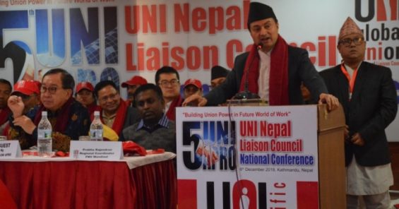 Nepal Minister of Labour: ‘UNI unions have huge role in country’s future’