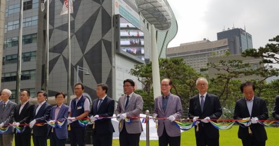 Korea – National Union of Media Workers inaugurated “Statue of No-Surrender Pen”, 16 July 2019
