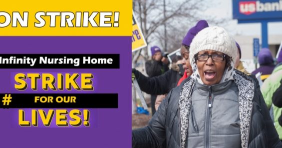 U.S. nursing home workers strike for their lives and the lives of their residents