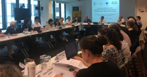 European organisations come together to fight for better working conditions and dignity in care