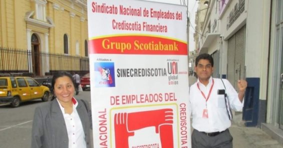 Firma de Convenio Colectivo con Crediscotia Perú