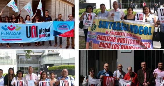 Jornada internacional en apoyo a SINTRASALUDCOL