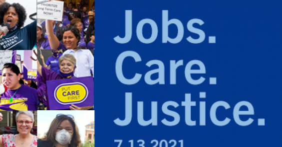 Home care workers in the U.S. demand jobs, care and justice
