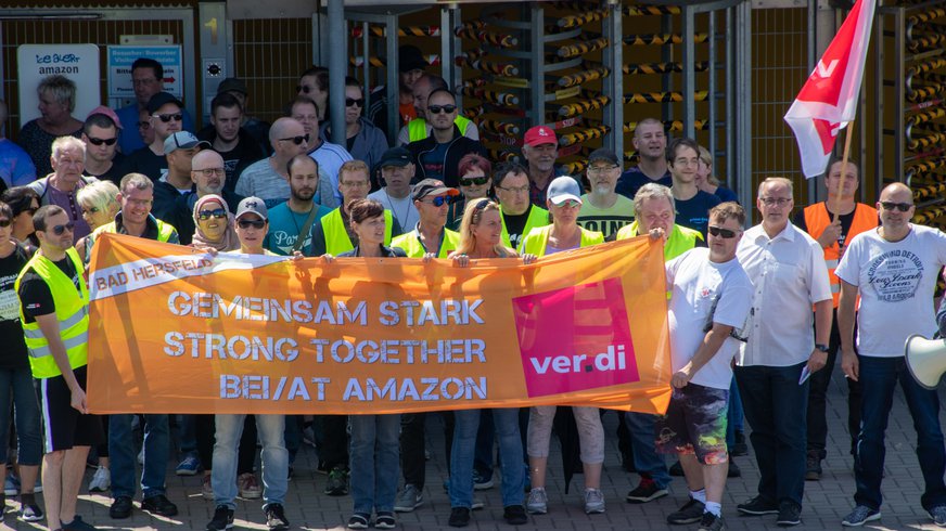 On German Prime Day, Workers Strike at Amazon’s German Warehouses