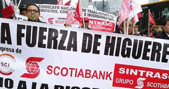 Un nuevo año de lucha del sindicato SINTRASCI Perú